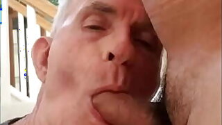 Showing face sucking a Mexican Papi cock
