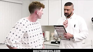 Virgin Straight Boy Threesome With Two Gay Doctors - Max Lorde, Jesse Zeppelin, Marco Napoli
